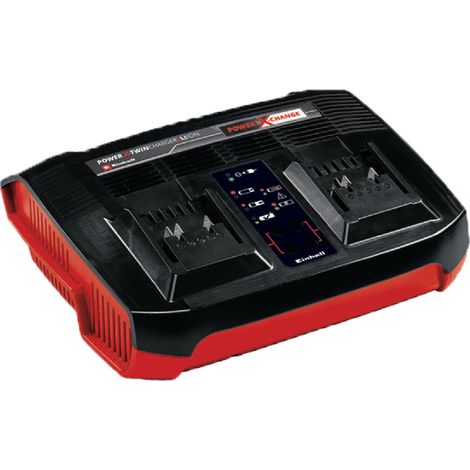 CARICABATTERIA DOPPIO POWER-X TWINCHARGER 3A 18V  - EINHELL