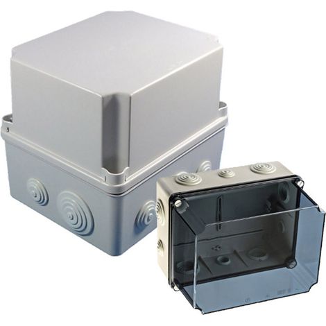 IDE – GSV171 Boîte de dérivation étanche IP65 avec capot réhaussé – Dimensions 175x151x155 mm – Résistance IK07 pour installations extérieures