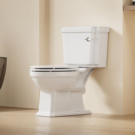 DILECI - WC à poser Victoria Toilettes style rétro victorien