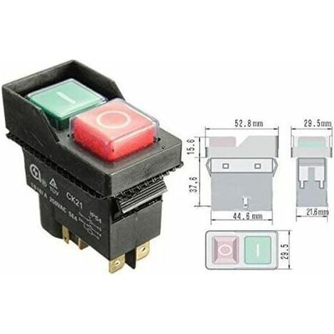Elektrobetonmischer Ein-/Ausschalter Elektromagnetischer Schalter CK21B/250V 5PIN Vergaser (1/4)