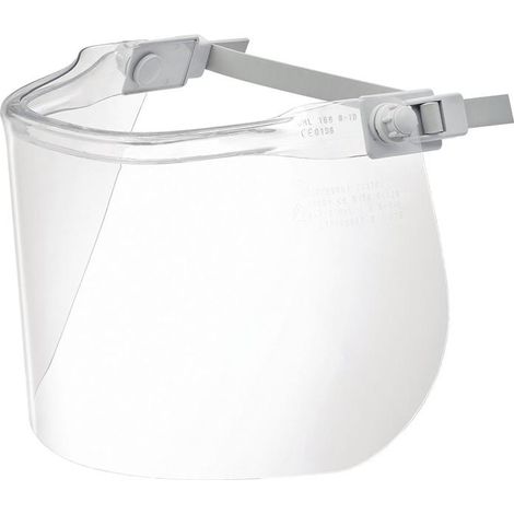 Écran protecteur pour électricien 4 kA PC transparent 460 x 200 x 1,5 mm EN 166, EN 168, EN 169, EN 170