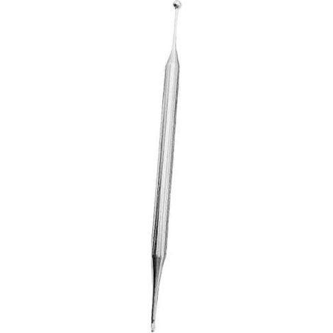 Aiguille d’acupuncture manuelle en acier inoxydable, rouleau massant métallique pour auto-massage facial et corporel, outil de bien-être maison sans aiguille (1/2)