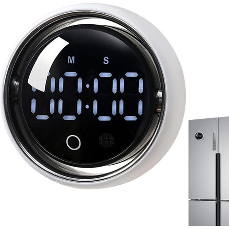 Minuteur De Cuisine Magnétique Horloge compte à rebours vocale (1/5)