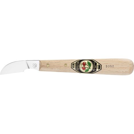 Kirschen Kerbschnitzmesser Schnitzmesser mit Weißbuchenheft, lang - 3352000