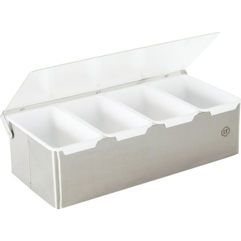 Boîte inox 4 compartiments - Louis Tellier