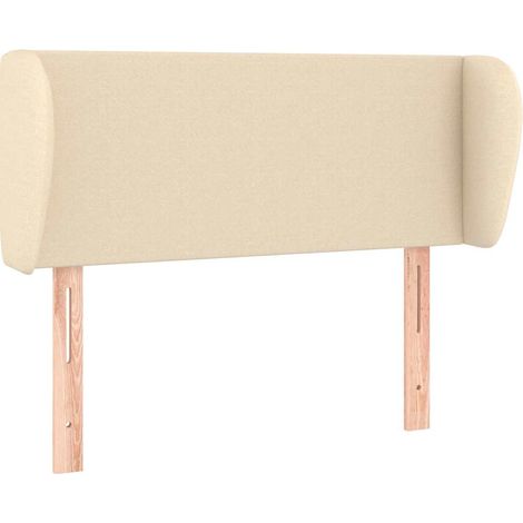 Maison Exclusive - Cabecero de tela color crema 83x23x78/88 cm (1/5)