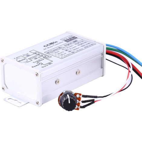 Régulateur de vitesse PWM 20A DC 9-60V pour moteur, driver haute qualité, contrôleur de puissance ajustable. (1/5)