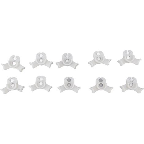 Cintreuse De Plantes 20 Pièces, Clips D'entraînement De Plantes Réglables en Plastique à Faible Stress à Angle De 90 Degrés pour Serre Et Jardin(Blanc) (1/5)