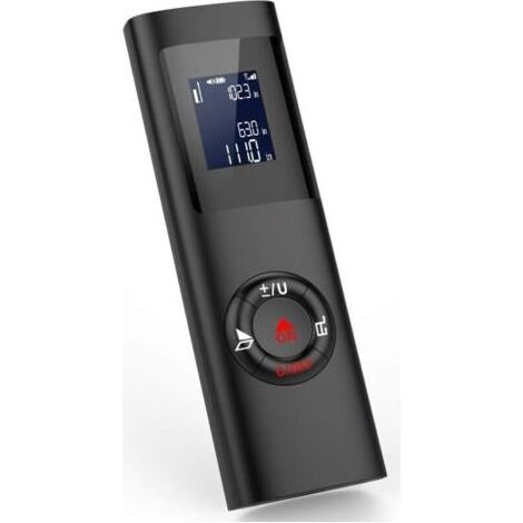 Mini Télémètre Laser 40M, Télémètre Laser Portable Rechargeable par USB, M/In/Ft Télémètre Laser Numérique, Noir (1/4)