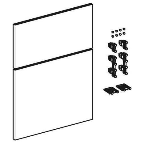 Geberit 245284001 Schubladenfront Set für iCon (1/2)