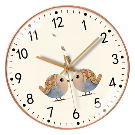 Horloge murale silencieuse 20 cm, mouvement à quartz, style simple, décoration pour chambre ou salon