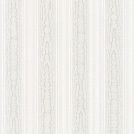 Stripes wallpaper wall Profhome 765819 vinyl wallpaper slightly textured with stripes matt white 5.33 m2 (57 ft2) (1/5)
