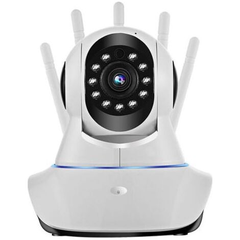 Caméra de Sécurité Extérieure Sans Fil Wi-Fi 360° – Détection de Mouvement, Suivi Auto, Audio Bidirectionnel & Vision Nocturne pour Maison (1/5)