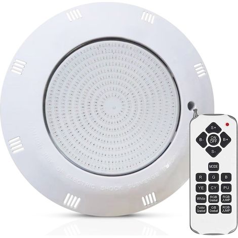 Lámpara LED RGB+4000K para piscinas, 35W, Superficie, RGB + Blanco neutro, regulable (1/5)