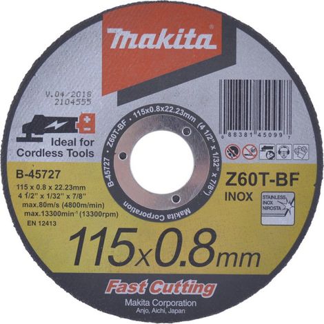 Makita Trennscheibe Inox 115 x 0,8mm - B-45727