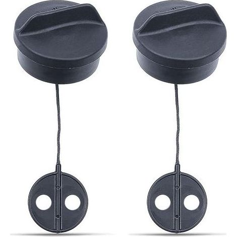 Bouchon réservoir AMXCNOY pour débroussailleuse STIHL FS38 FS45 FS55 FS80 FS81 FS108 FS350 FS450 FS400 FS120, Ø int. 35,5 mm, 2 pièc (1/5)