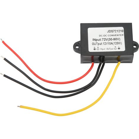 Convertisseur abaisseur étanche IP67 DC 72V vers DC 12V 10A pour véhicule (1/5)