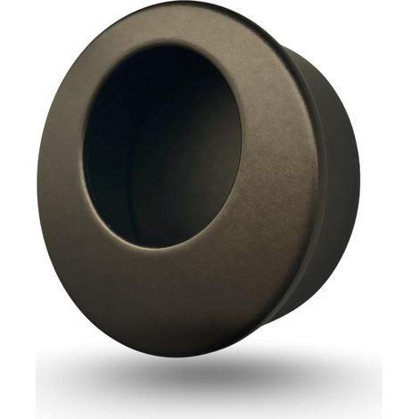 NAVARRO AZORÍN Bouton De Meuble Encastré Rond RECESSED En Zamak, Design Élégant Fabriqué En Espagne, Rond, Idéal Meubles, Tiroirs, Cuisines Et Salles De Bain (Bronze Alpha) (1/5)