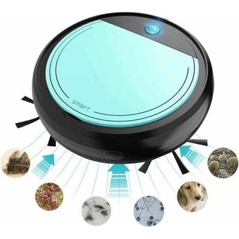 Robot Vacuum Cleaner, 4 in 1 Super Quiet Automatic Smart Sweeper 3200Pa with Sweeping and Obstacle Avoidance for Pet Hair, Hard Carpets, Tiles MUMU (1/4)