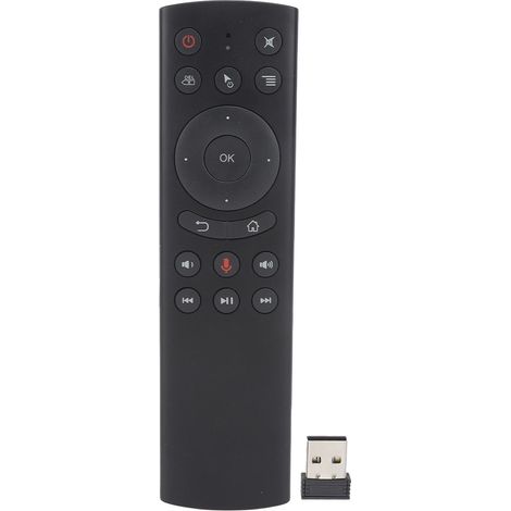 2,4-GHz-Funkfernbedienung mit Sprachsensor und USB-Empfänger für PC, TV-Box und Projektor (1/5)