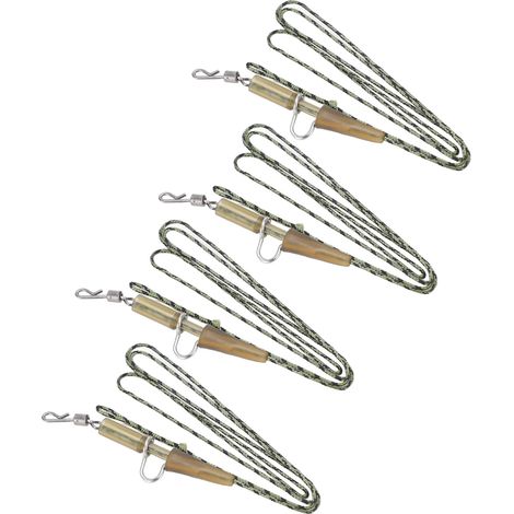 Matériel de pêche : Bas de ligne en plomb pour carpe, bas de ligne hybrides camouflage remplaçables, combinaison LEADCLIP (1/5)