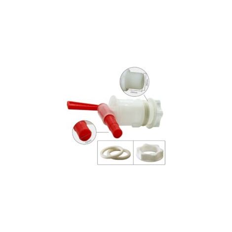 Set di 4 rubinetti in plastica per secchi di imbottigliamento di birra artigianale - Crezuo