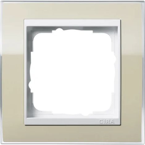 Gira Telaio di copertura 1f Anello interm. BP Gira Event Chiaro Sabbia [0211773], 0211 773