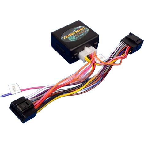 Câble convertisseur d'alimentation 24 V vers 12 V, connecteur 16 broches, régulateur de tension, abaisseur, en métal ABS, design compact pour interface audio de voiture Android Navigation (1/5)