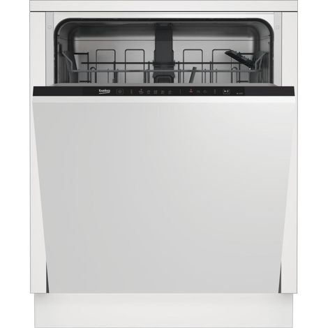Beko – Lave-vaisselle tout intégré 60 cm – 13 couverts – Classe énergétique E – Niveau sonore 48 dB – 5 programmes – Départ différé
