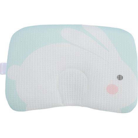 Baby Pillow Cute Cartoon Pattern Soft Cozy Breathable Bedding Infant Pillow for Baby Cot Cradles Stroller Green (1/5)