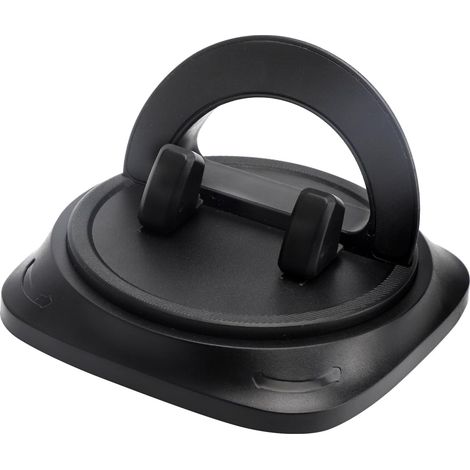 Porta Cellulare da Auto, Porta Smartphone Universale da Auto, Girevole a 360 Gradi, con Base Adesiva per Tutti gli Smartphone e Dispositivi GPS (Nero) (1/5)