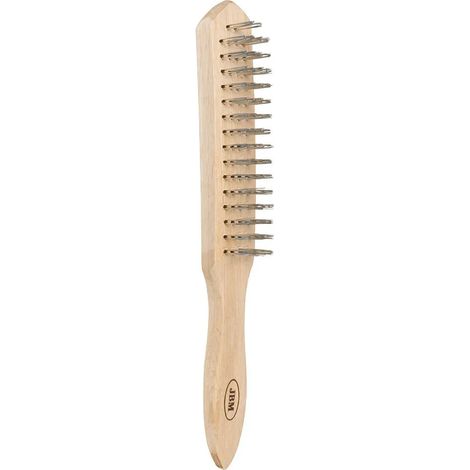 Spazzola a filo JBM wire scratch brush manico ergonomico foro