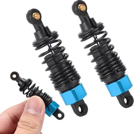2 pièces Ressorts Amortisseurs 2.4 pouces pour Modèles RC 1/10, Pièces Suspension pour Traxxas, Axial, Redcat, Compatible avec Buggy et Truck