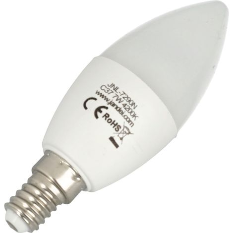 Jandei - Bombilla led vela 7W rosca E14 4000K tipo C37