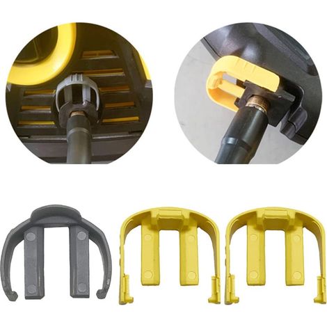 GARRYFIZH Clip C pour Lave-Auto, Lave-Auto, Connecteur Rapide, Boucle, Pièce de Rechange pour Nettoyeur Haute Pression pour Karcher K2 K3 K7 (Jaune) (1/5)