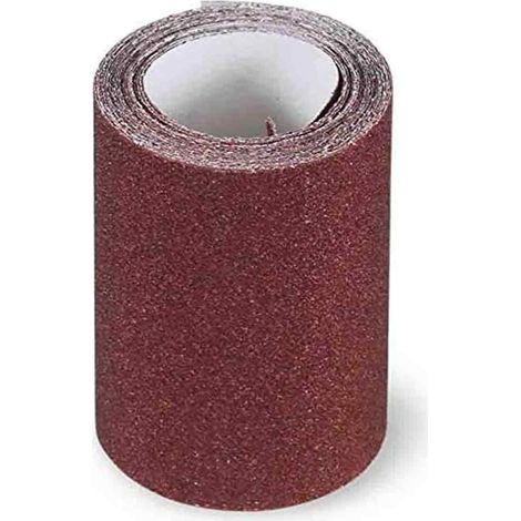 Kit 2 rotoli carta abrasiva 10 metri carta vetrata grana P240 per levigare smussare pulire legno o metallo