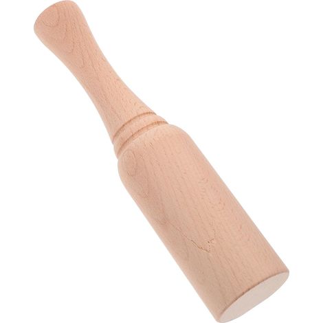 Maillet Robuste en Bois de Hêtre pour Travail du Cuir et Bricolage, Outil Portable Polyvalent pour Artisans (1/5)