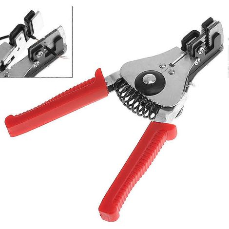 Pince à dénuder de précision 7 pouces / Pince à dénuder automatique / Pince multifonction pour dénuder, couper et sertir
