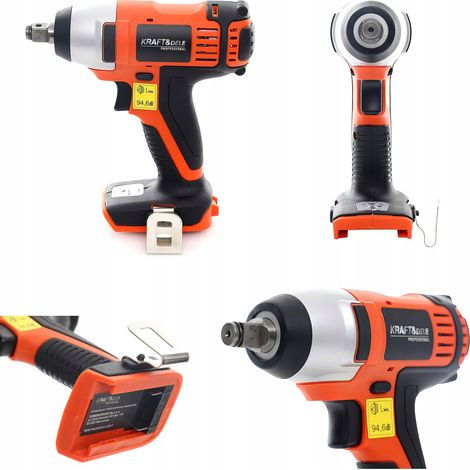 Llave de impacto 2400 RPM 3000 bpm 18V Serie X 150Nm Kraft&Dele (1/5)