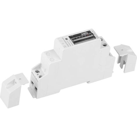 Compteur KWh monophasé sur Rail Din, Compteur électrique Numérique (1/5)