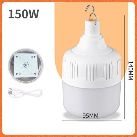 Garden FutureLumières de Nuit Rechargeables pour Marché et Étals - Lampes Extérieures d'Urgence à la Maison avec Charge USB-KZQ (1/4)