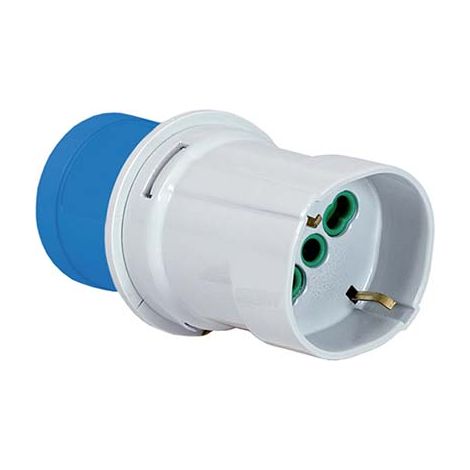 ADATTATORE SPINA BLUSCHUKO FME  2P+T 16A IP44
