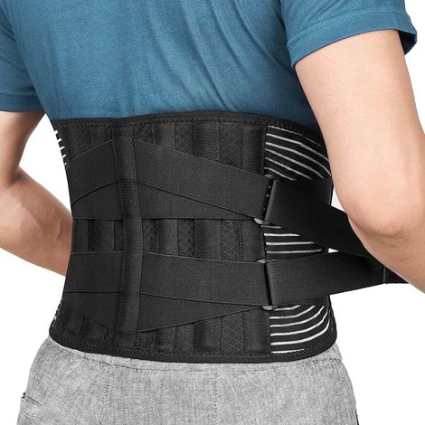 Fascia lombare di supporto traspirante (taglia L, girovita 98-108 cm) (1/5)