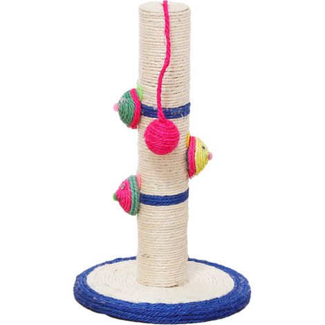 Albero per gatti da arrampicata, tiragraffi, giocattolo per gatti, colonna da clown