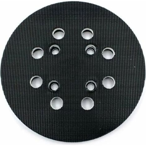 Plateau de ponçage 125 mm, dureté moyenne, compatible avec les ponceuses Bosch PEX 300/400 AE et 4000 AE. (1/5)