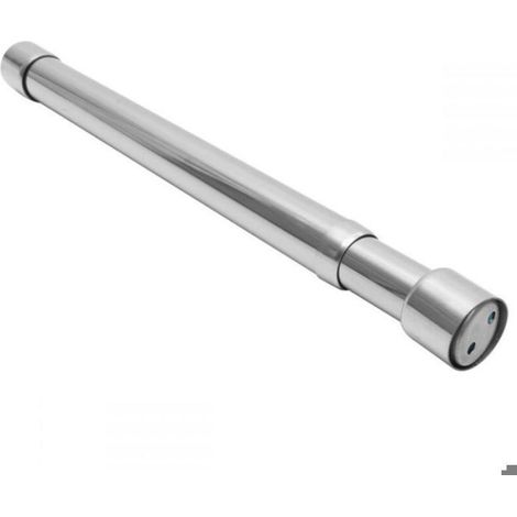 Barre de penderie télescopique - - 48–80 cm - Acier inoxydable - Extensible - Fixation par tension