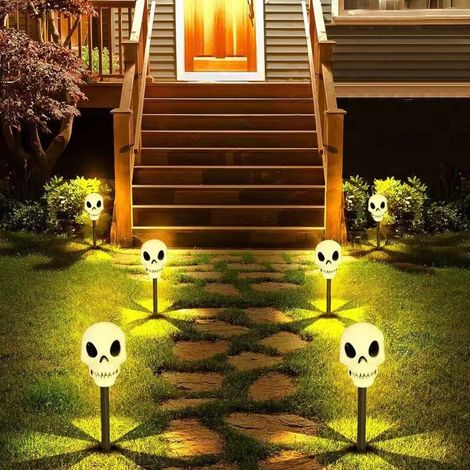 Guirlande lumineuse LED, idéale pour les décorations d'Halloween, style rétro, indice de protection IP55, interrupteur manuel. A7 (1/5)