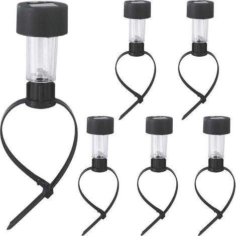 Solar-Poolleuchten, wasserfeste dekorative Gartenleuchten, 4,3 x 4,3 x 8,9 cm, helle LEDs, verstellbares Band für Terrassen und Gärten