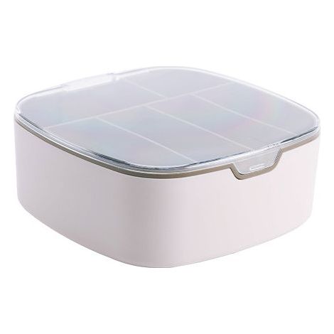 Organizzatore di cavi - Organizzatore per cassetti Accessori per la gestione elettronica Scrivania da ufficio Plastica trasparente (colore caffè) (1/5)