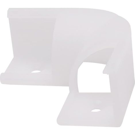 10 pièces connecteur de Canal LED à 90 degrés avec vis de Montage pour diffuseur de lumière de Bande LED Canal de diffuseur LED (1/5)